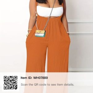 Cami two piece jumpsuit. Wide leg